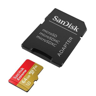 Карта пам'яті SanDisk 64GB microSDXC Class10 UHS-I V30 4K Extreme (SDSQXVF-064G-GN6MA) - зображення 2