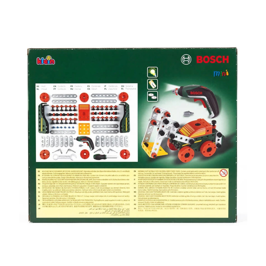 Конструктор Bosch багатофункціональний, шурупокрут Ixolino II, 110 предметів (8497) - зображення 3