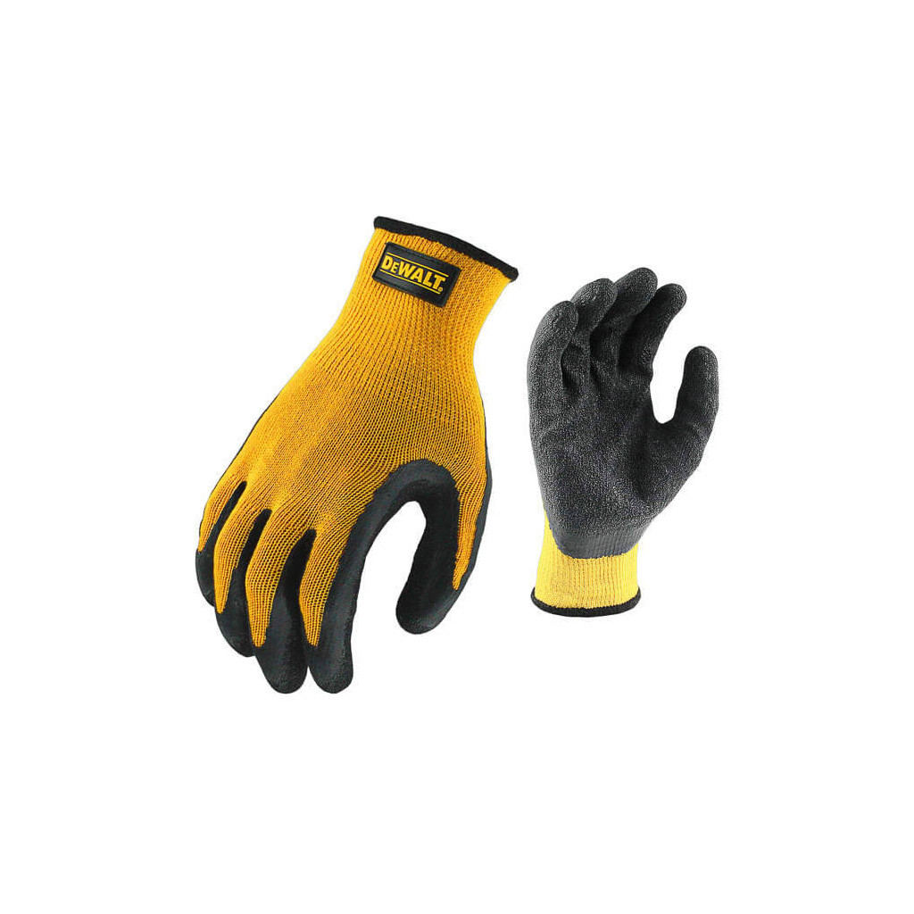 Захисні рукавиці DeWALT розм. L/9, з гумовим покриттям (DPG70L) - зображення 1