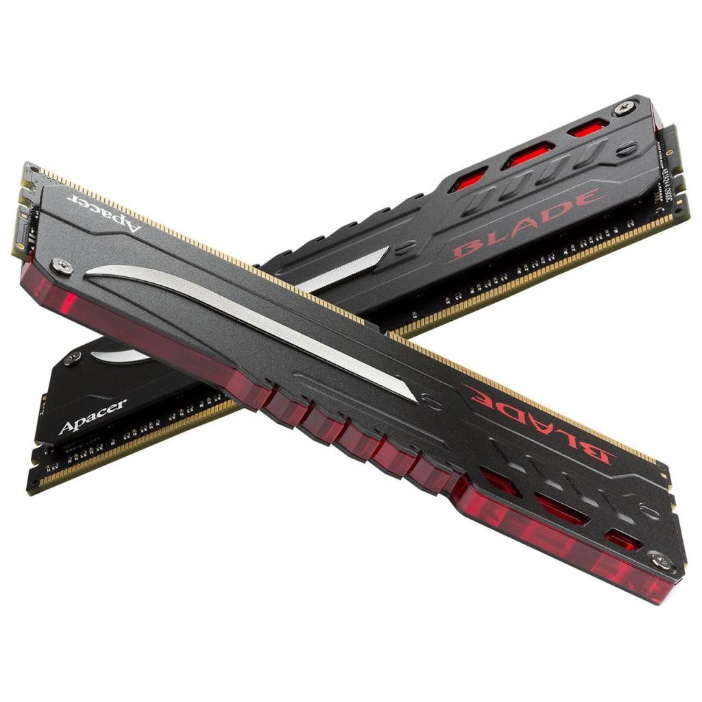 Модуль пам'яті для комп'ютера DDR4 16GB (2x8GB) 2800 MHz BLADE Fire Series Apacer (EK.16GAW.KFDK2) - зображення 4