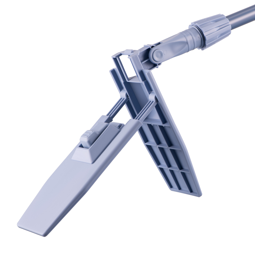 Швабра Ardesto Easy З телескопічною ручкою 70/120 см та змінною насадкою 40 см Синя (ARHE1121SB) - зображення 5