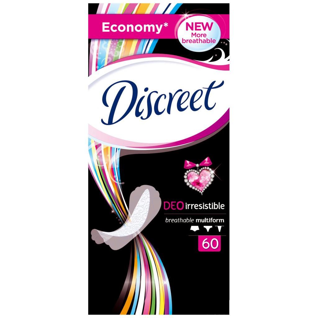 Щоденні прокладки Discreet Deo Irresistible Multiform 60 шт (8001090161994) - зображення 1