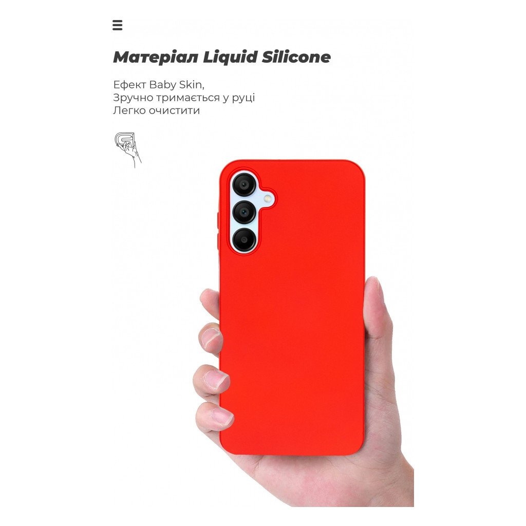Чохол до мобільного телефона Armorstandart ICON Case Samsung A15 5G (A156) Red (ARM72486) - зображення 7