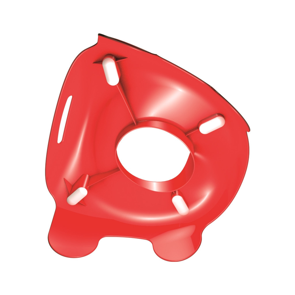 Накладка на унітаз Big червона (56806) - зображення 2