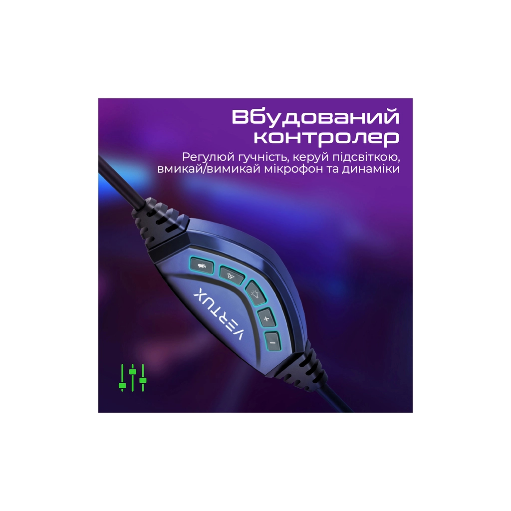 Навушники Vertux Sirius 7.1 USB Black (sirius.black) - зображення 7
