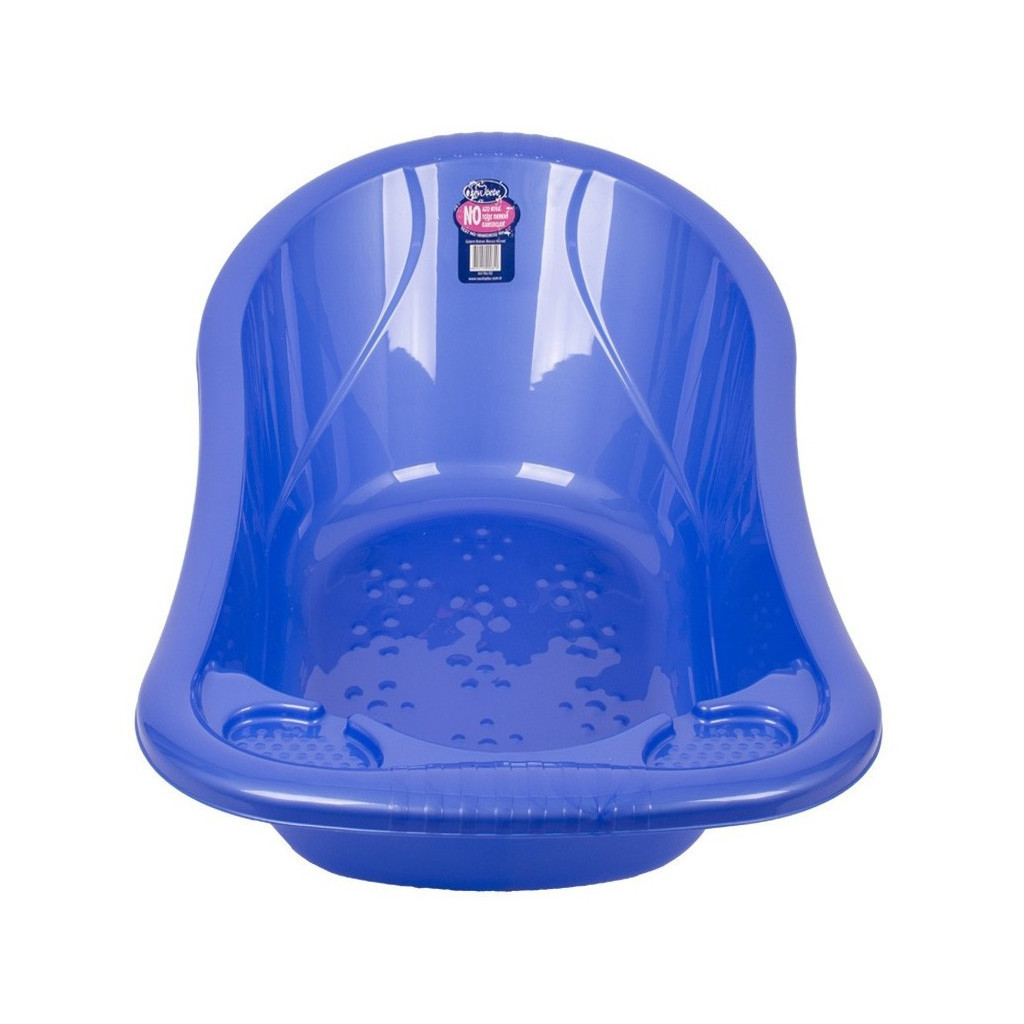 Ванночка Sevi Bebe зі зливом Перламутрова Блакитна (8692241008215) - зображення 2