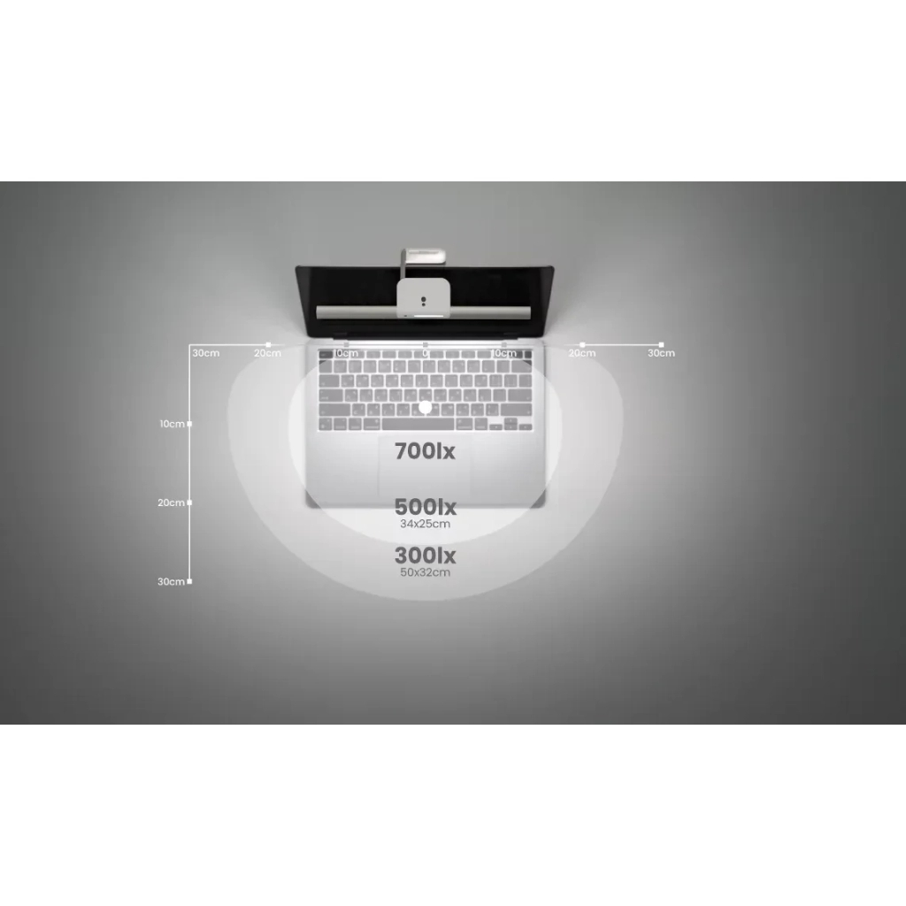 Настільна лампа BenQ Clip Laptop Bar (9H.W4EWT.ES5) - зображення 8