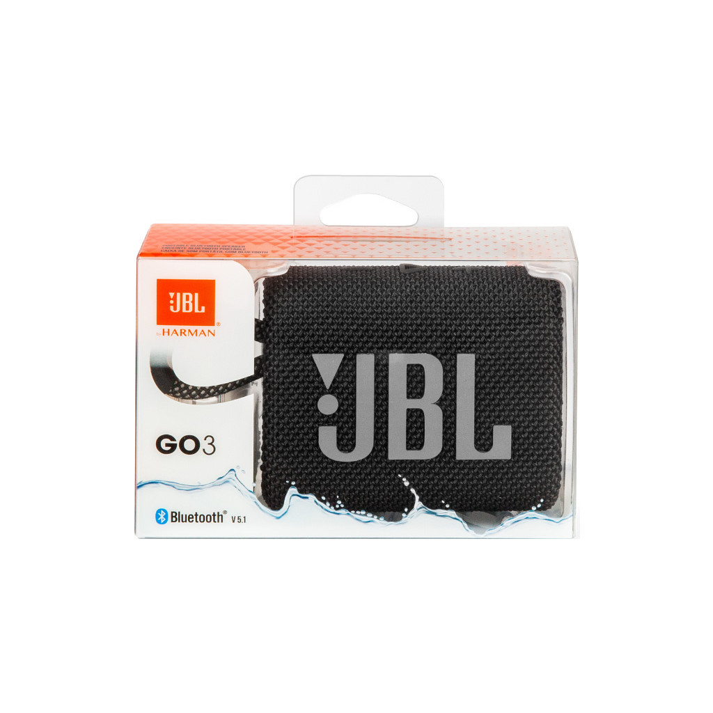Акустична система JBL Go 3 Black (JBLGO3BLK) - зображення 12