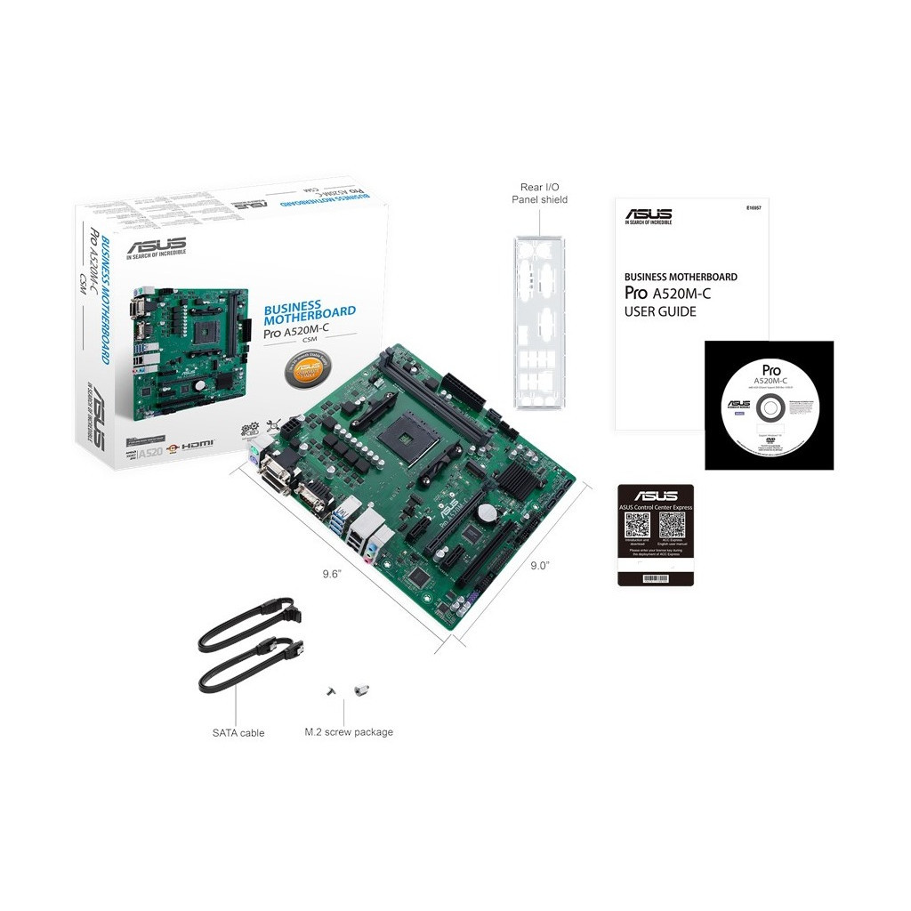Материнська плата ASUS PRO A520M-C/CSM - зображення 7