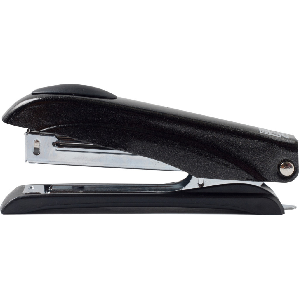 Степлер Buromax МЕТАЛІК №10,12 аркушів 110x25x45мм, чорний (BM.4150-01) - зображення 1