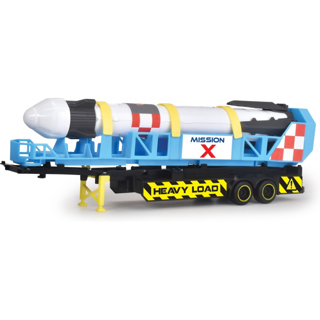 Спецтехніка Dickie Toys Вантажівка Мак Космічна місія з причепом та ракетою, зі звук. та світл. ефектами, 41 см (3747010) - зображення 5