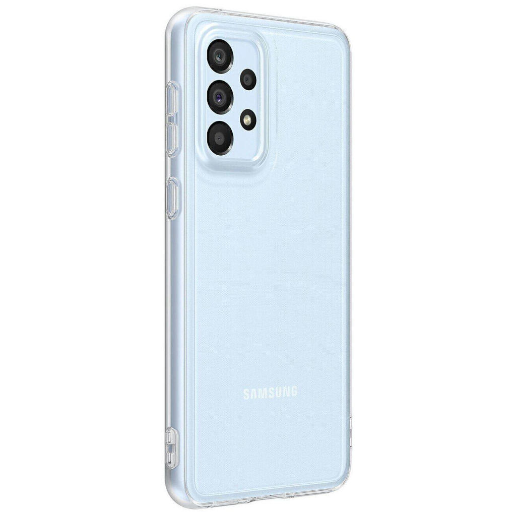 Чохол до мобільного телефона Samsung Soft Clear Cover Samsung Galaxy A33 (A336) Transparent (EF-QA336TTEGRU) - зображення 3