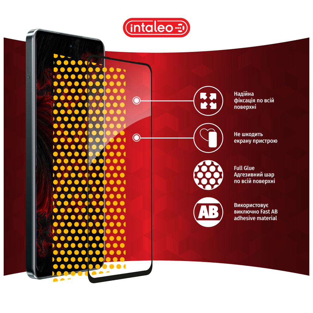 Скло захисне Intaleo Full Glue Realme C67 Black (1283126590047) - зображення 7