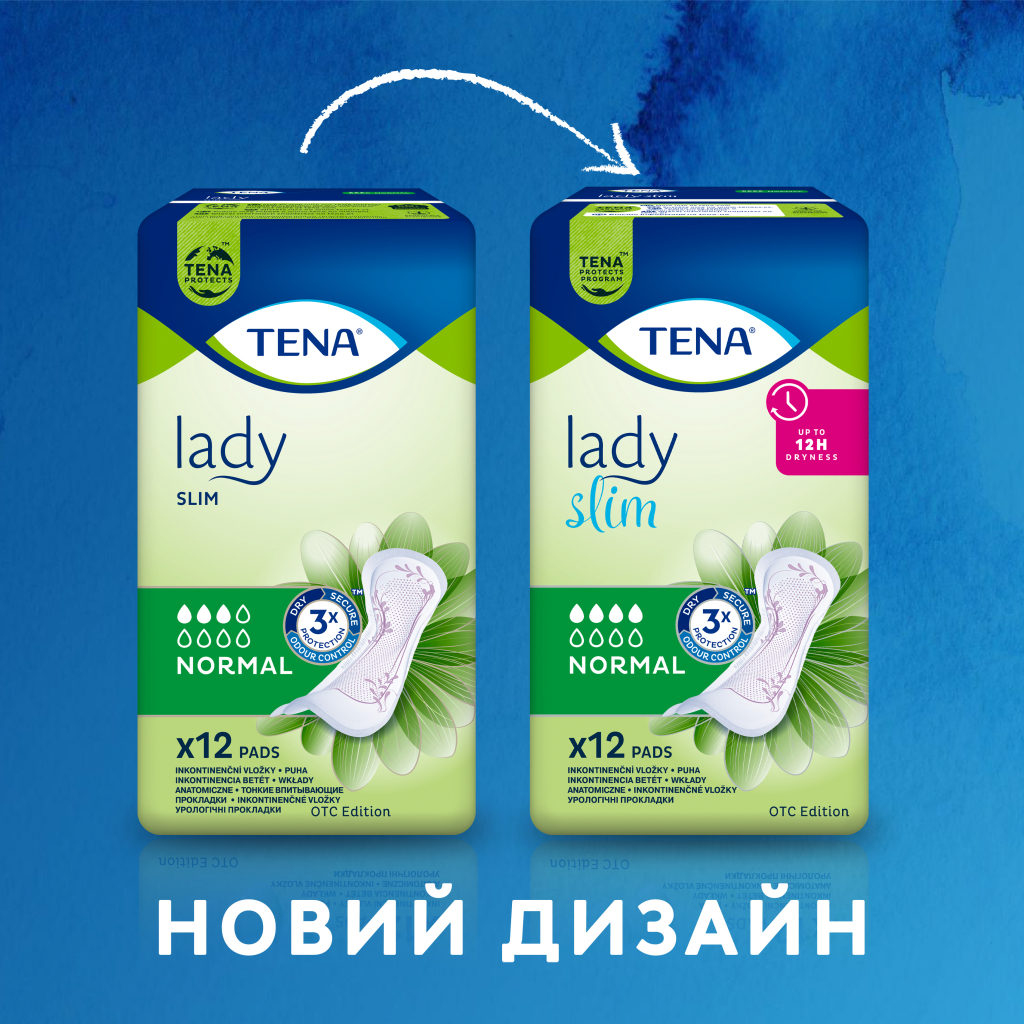 Урологічні прокладки Tena Lady Slim Normal 12 шт. (7322540852127) - зображення 3