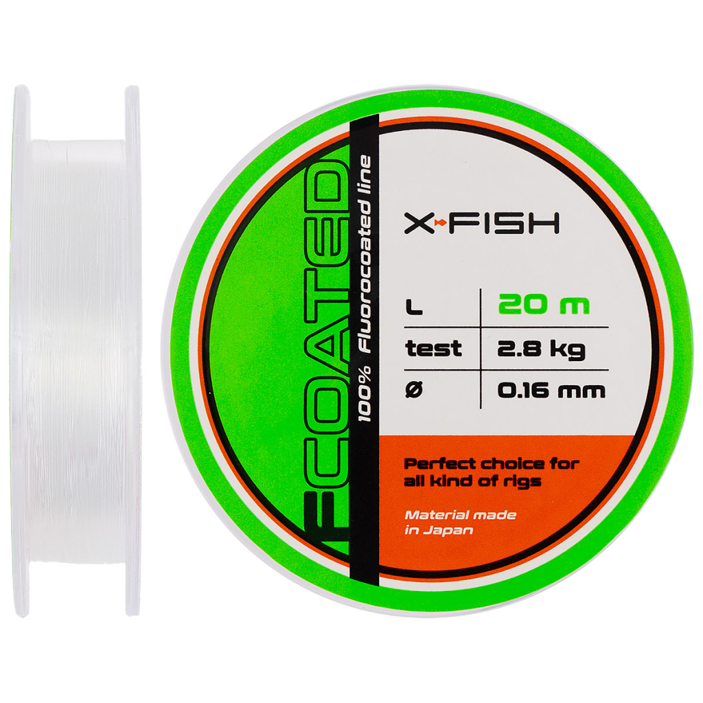 Флюорокарбон X-Fish FCoated 20m 0.16mm 2.8kg (1917.01.41) - зображення 1