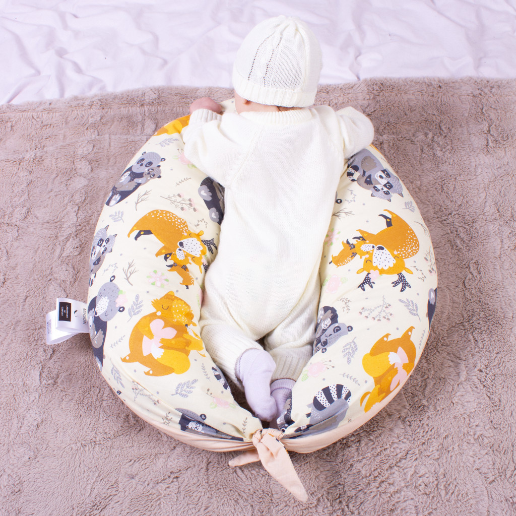 Подушка MirSon для вагітних та годування №8332 Print Line 17-0559 Elkasso Бязь 30х170х20 см (2200006200574) - зображення 7