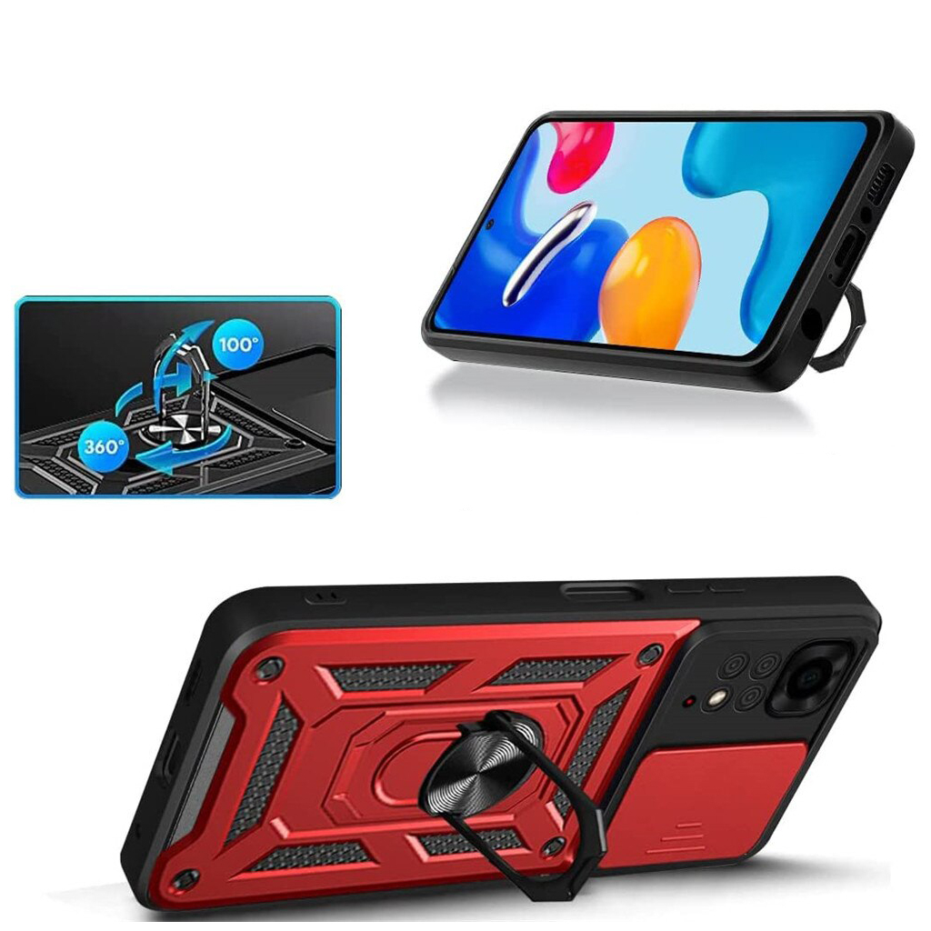 Чохол до мобільного телефона BeCover Military Xiaomi Redmi Note 11 / Note 11S Red (707415) - зображення 4