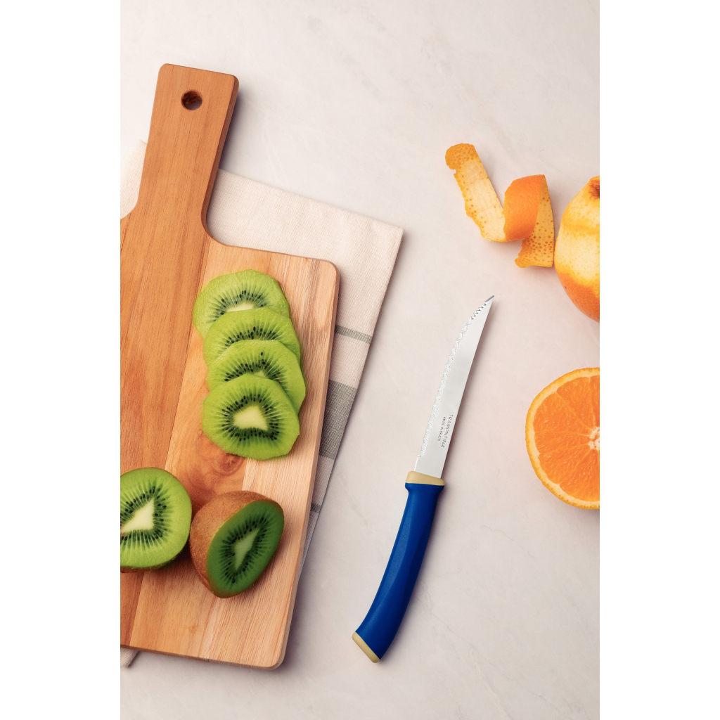 Набір ножів Tramontina Felice Blue Steak Deep Serrate 127 мм 2 шт (23494/215) - зображення 2