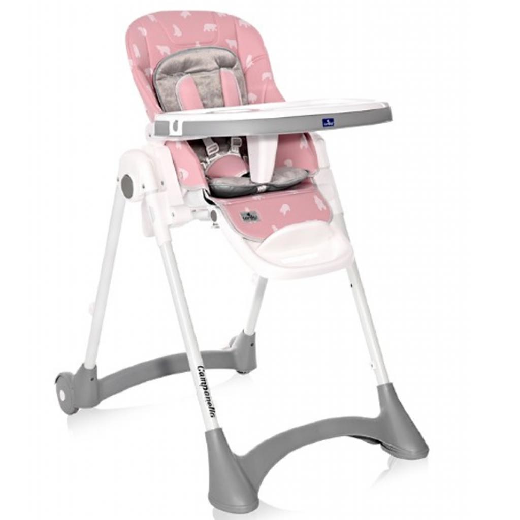 Стілець для годування Bertoni/Lorelli CAMPANELLA pink bears (23797) - изображение 1