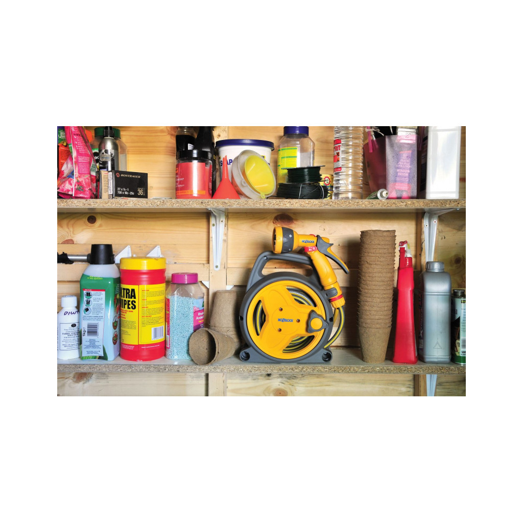 Шланг для поливу HoZelock з котушкою d7,5мм 8м і 2м + 4 конектори Міні Pico Reel (7050) - изображение 5