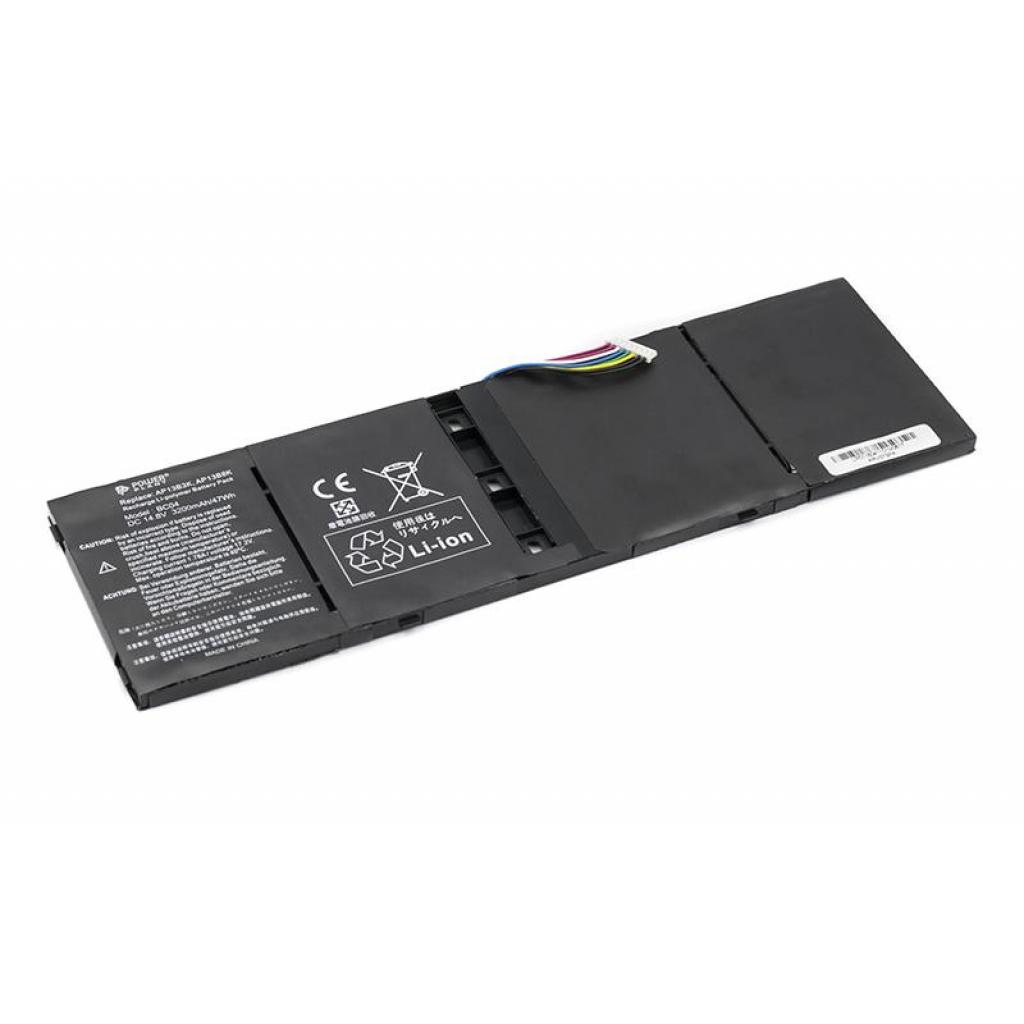 Акумулятор до ноутбука ACER Aspire V5-573 Series (AP13B3K, ARV573PA) 14.8V 3200mAh PowerPlant (NB410217) - зображення 2