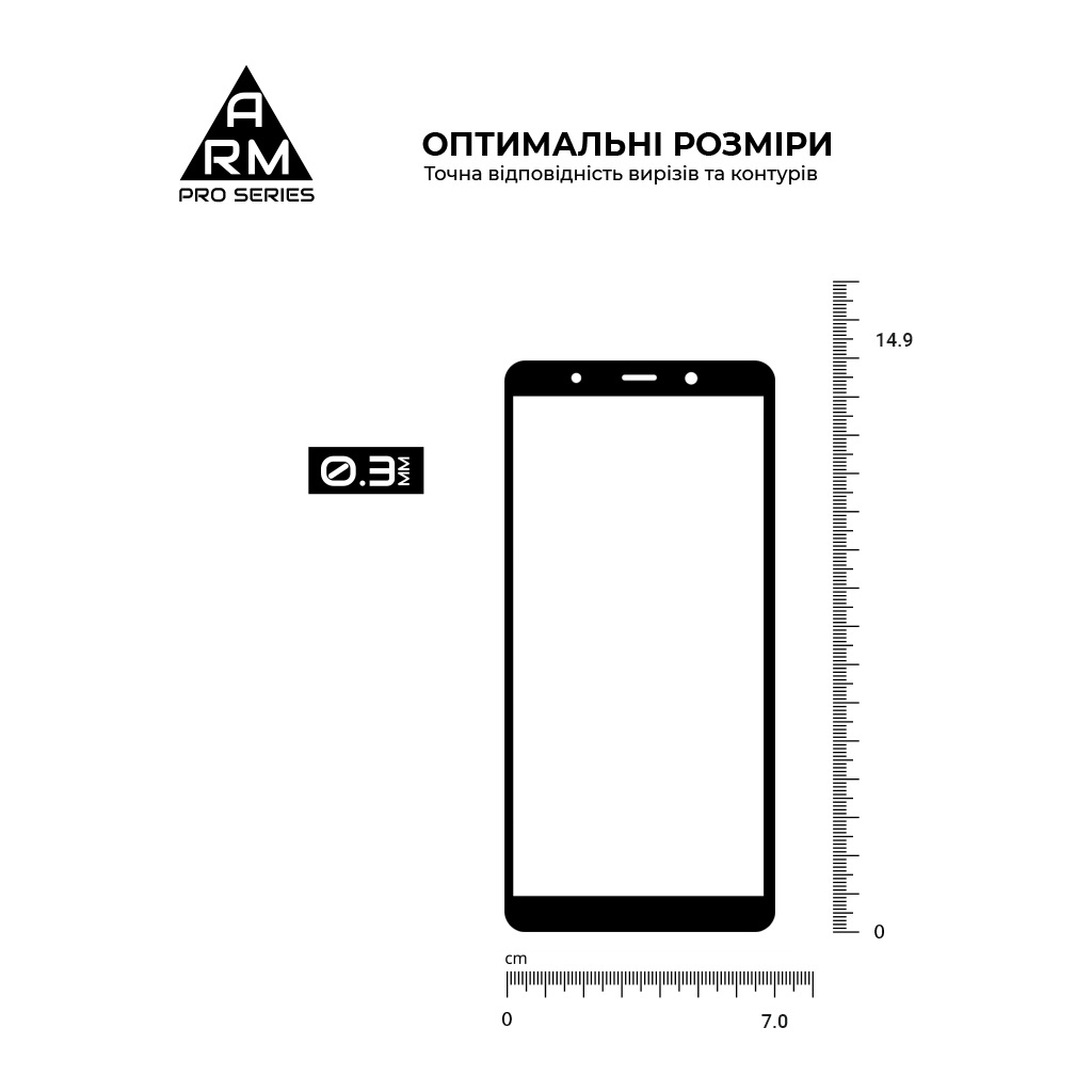 Скло захисне Armorstandart Pro для TECNO Pop 3 Black (ARM61777) - зображення 3