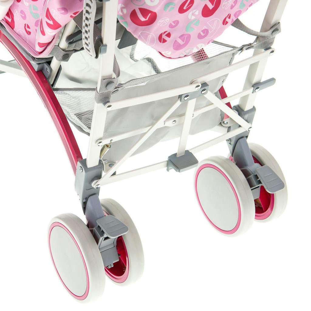 Коляска BabyHit Rainbow D200 Pink Grey (30 355) - зображення 9