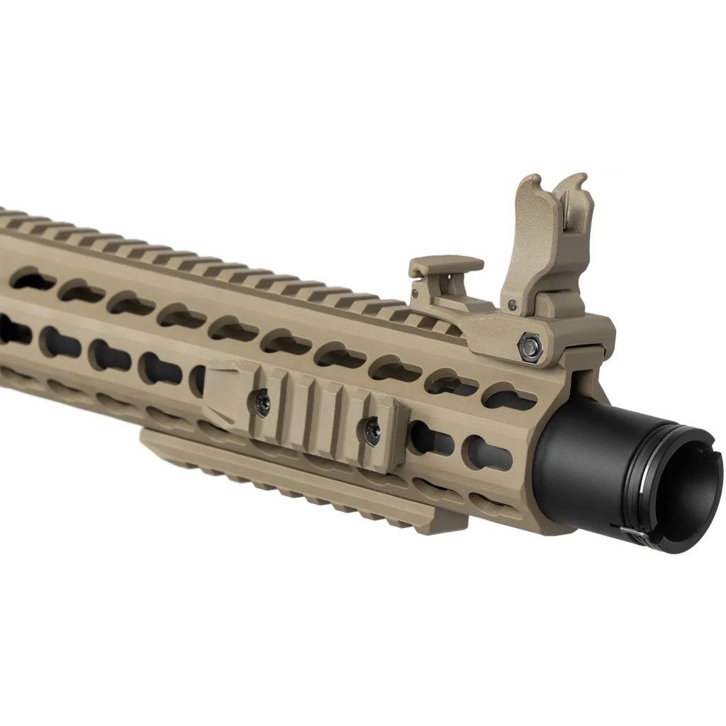 Гвинтівка страйкбольна Evolution Recon 10" Amplified Carbontech AEG Tan (SL-1006T) - зображення 6