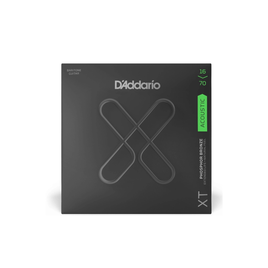 Струни для гітари D'Addario XT Phosphor Bronze Baritone (16-70) (XTAPB1670) - зображення 1