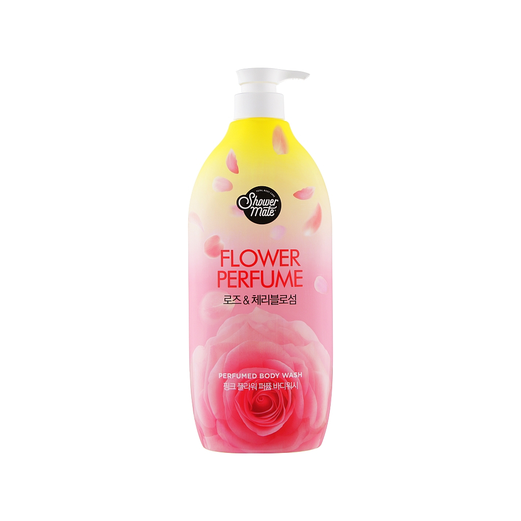 Гель для душу KeraSys Shower Mate Perfumed Rose & Cherry Blossom 900 мл (8801046259863) - зображення 1