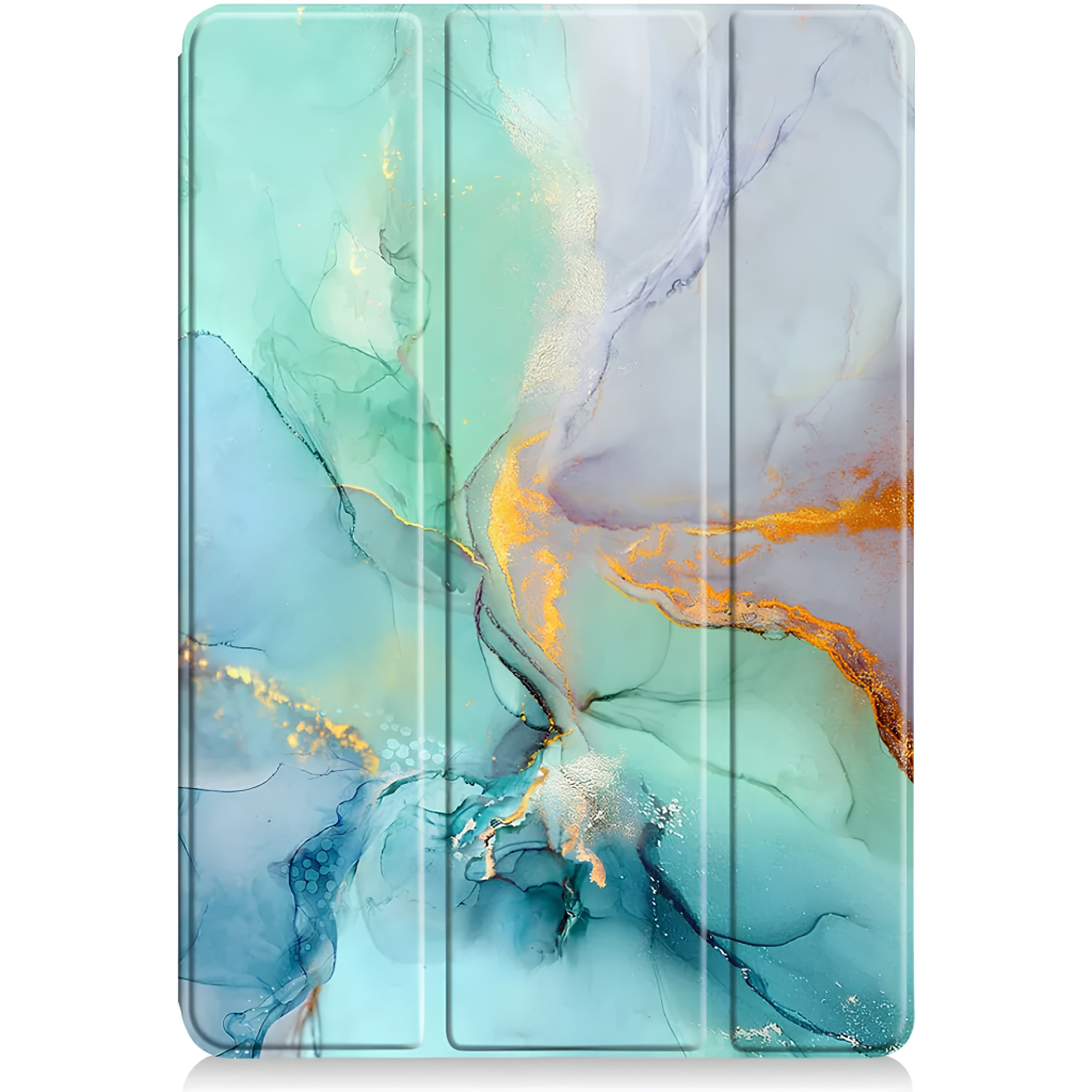 Чохол до планшета BeCover Soft Edge TPU Xiaomi Redmi Pad SE 8.7" Green Marble (712574) - зображення 2
