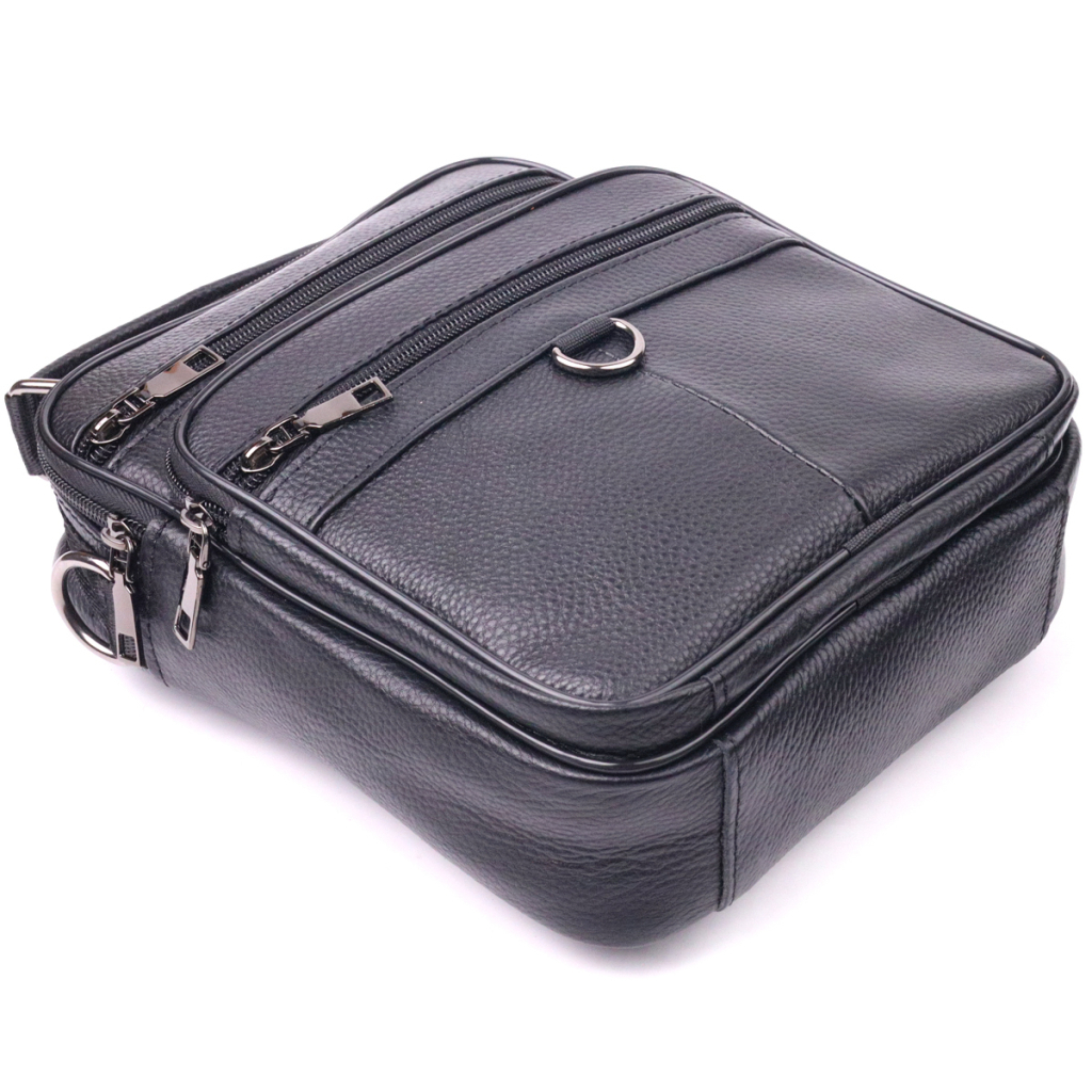 Сумка Vintage З натуральної шкіри Чорна (21278) - зображення 5