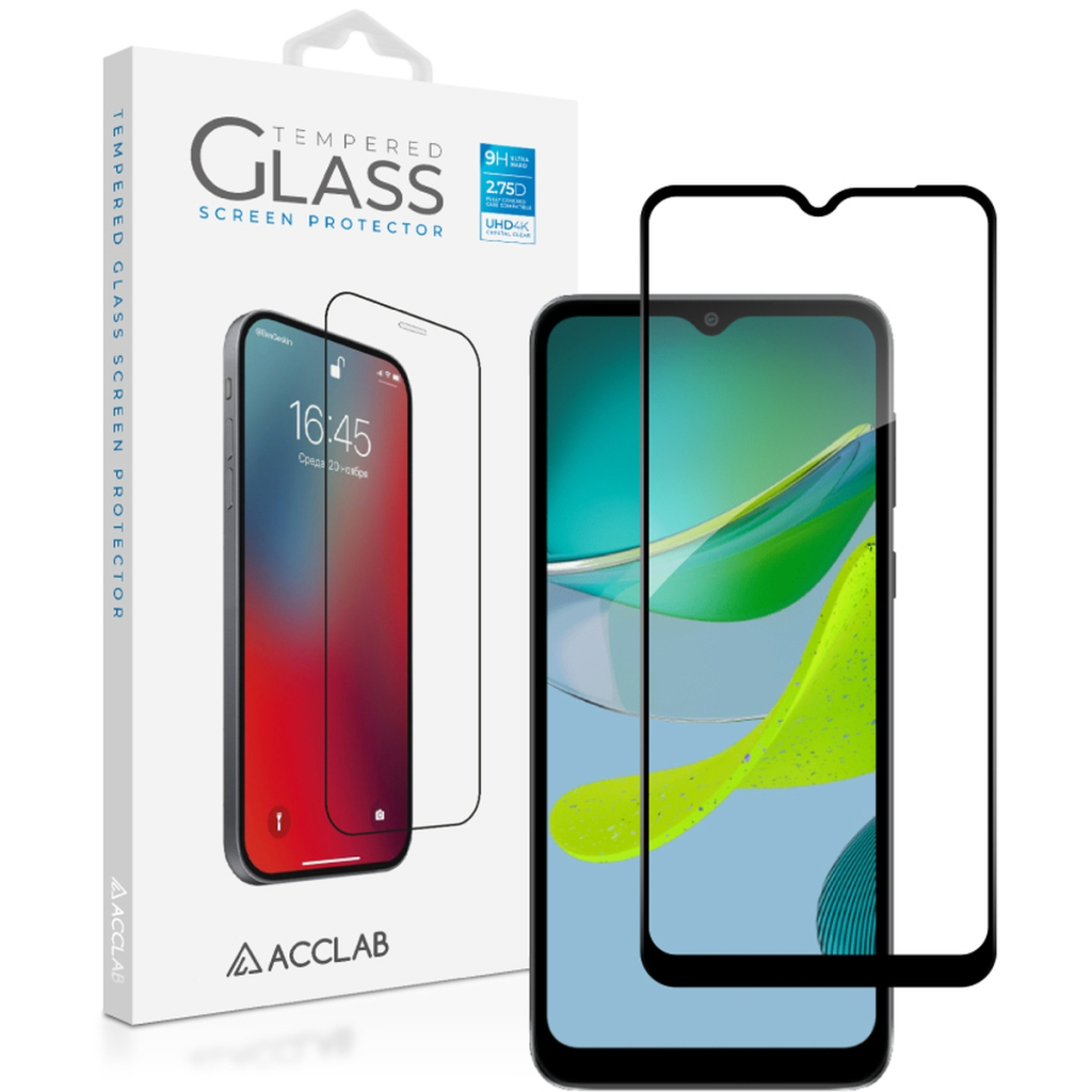 Скло захисне ACCLAB Full Glue MOTO E13 Black (1283126573620) - зображення 1