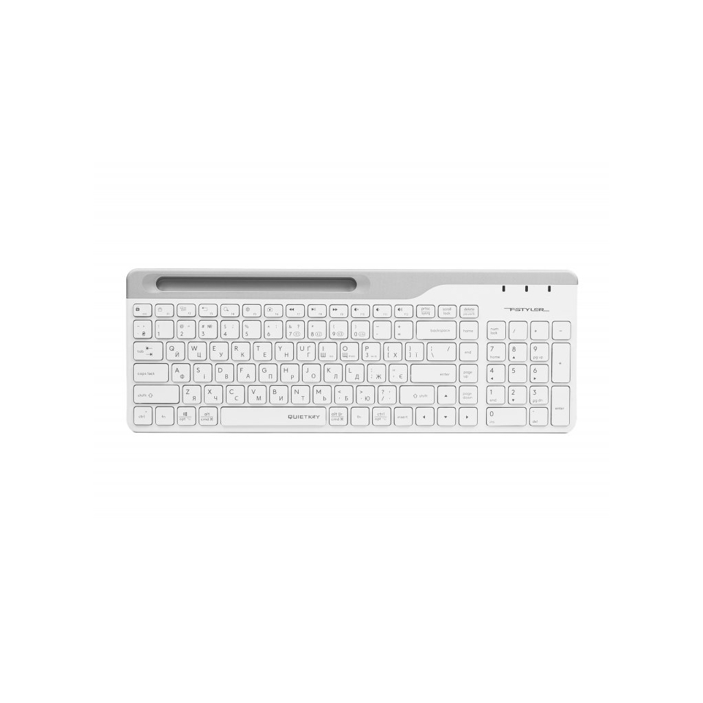Клавіатура A4Tech FBK25 Wireless White (4711421961578) - зображення 1