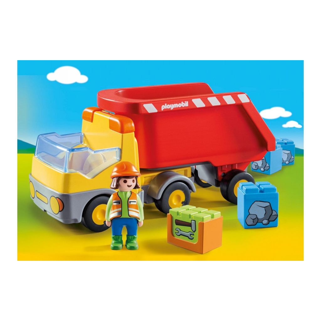 Конструктор Playmobil 1.2.3 Самоскид (70126) - зображення 3