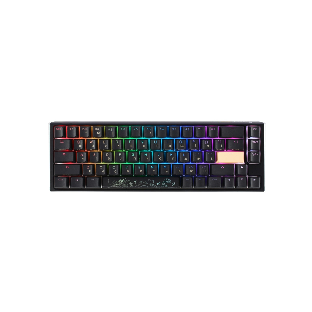 Клавіатура Ducky One 3 SF Cherry MX Brown RGB UA USB Black (DKON2167ST-BUAPXCLAWSC1) - зображення 1