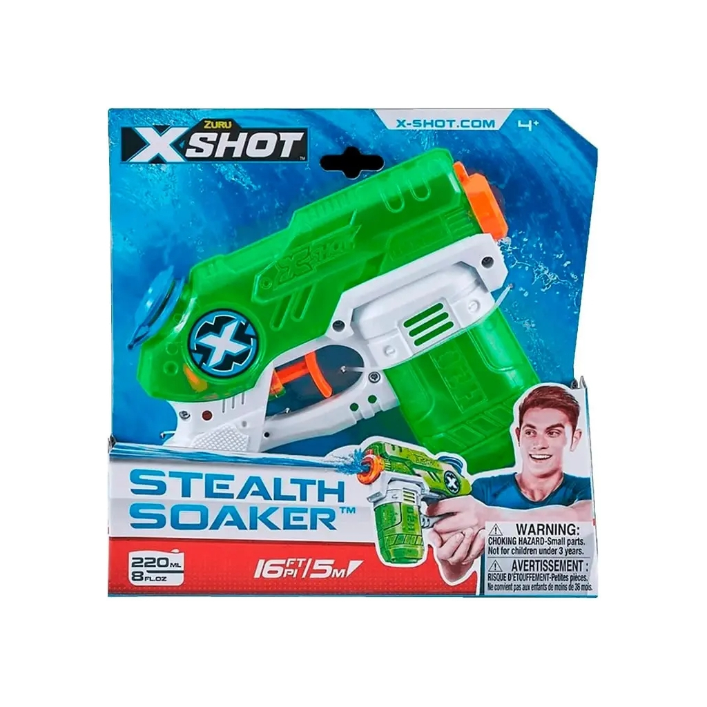 Іграшкова зброя Zuru X -Shot Warfare Водний бластер Small Stealth Soaker (01226R) - зображення 2