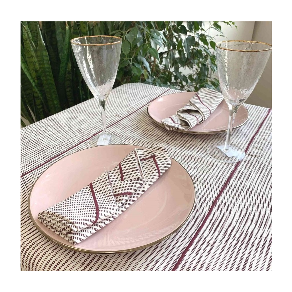 Скатертина Прованс Avantime Міраж Бордо 220х132 см (17297) - зображення 3