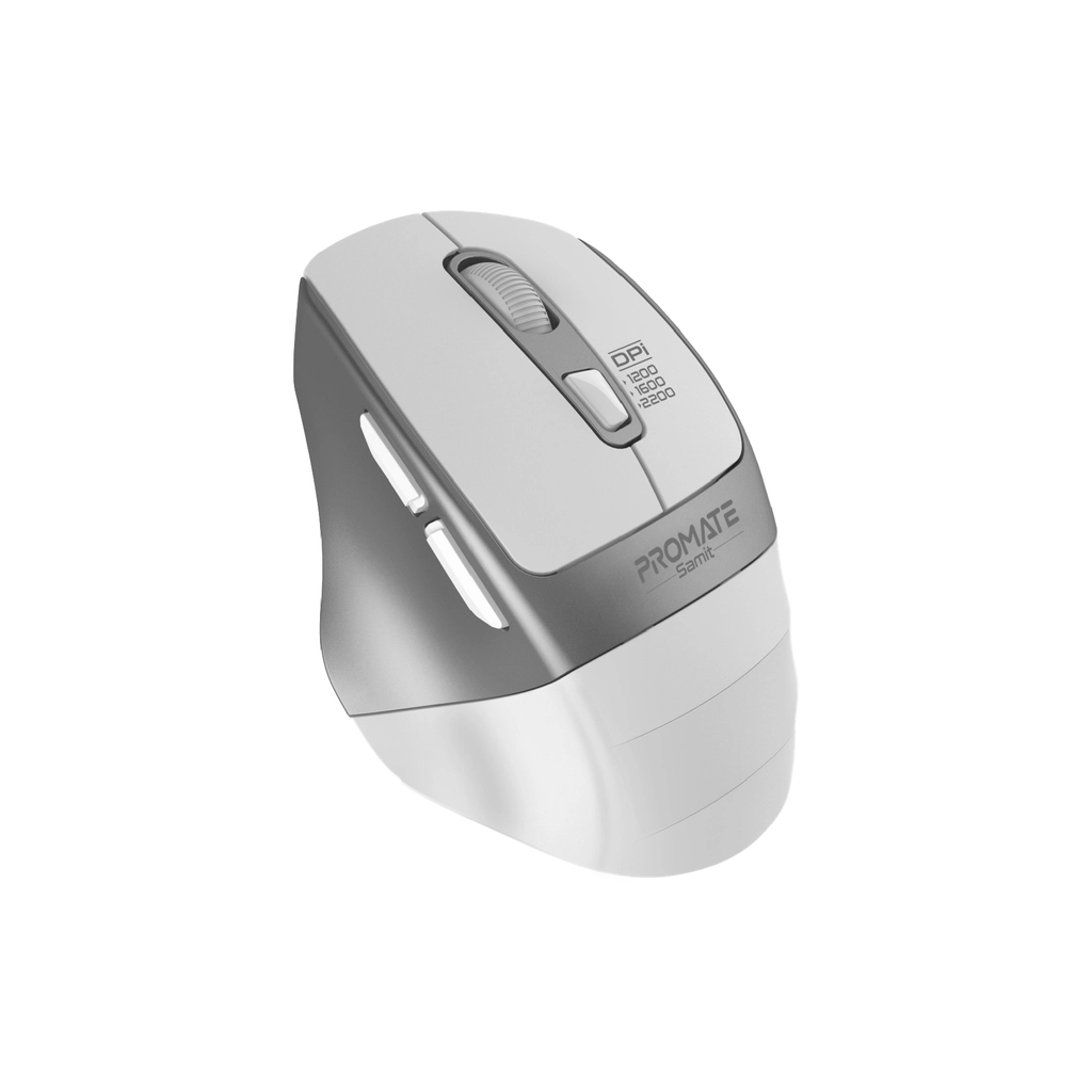 Мишка Promate Samit Wireless White (samit.white) - зображення 1