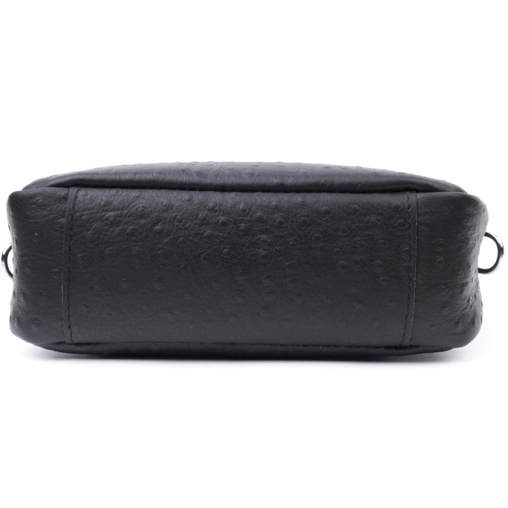 Сумка Vintage З натуральної шкіри Чорна (22659) - зображення 6