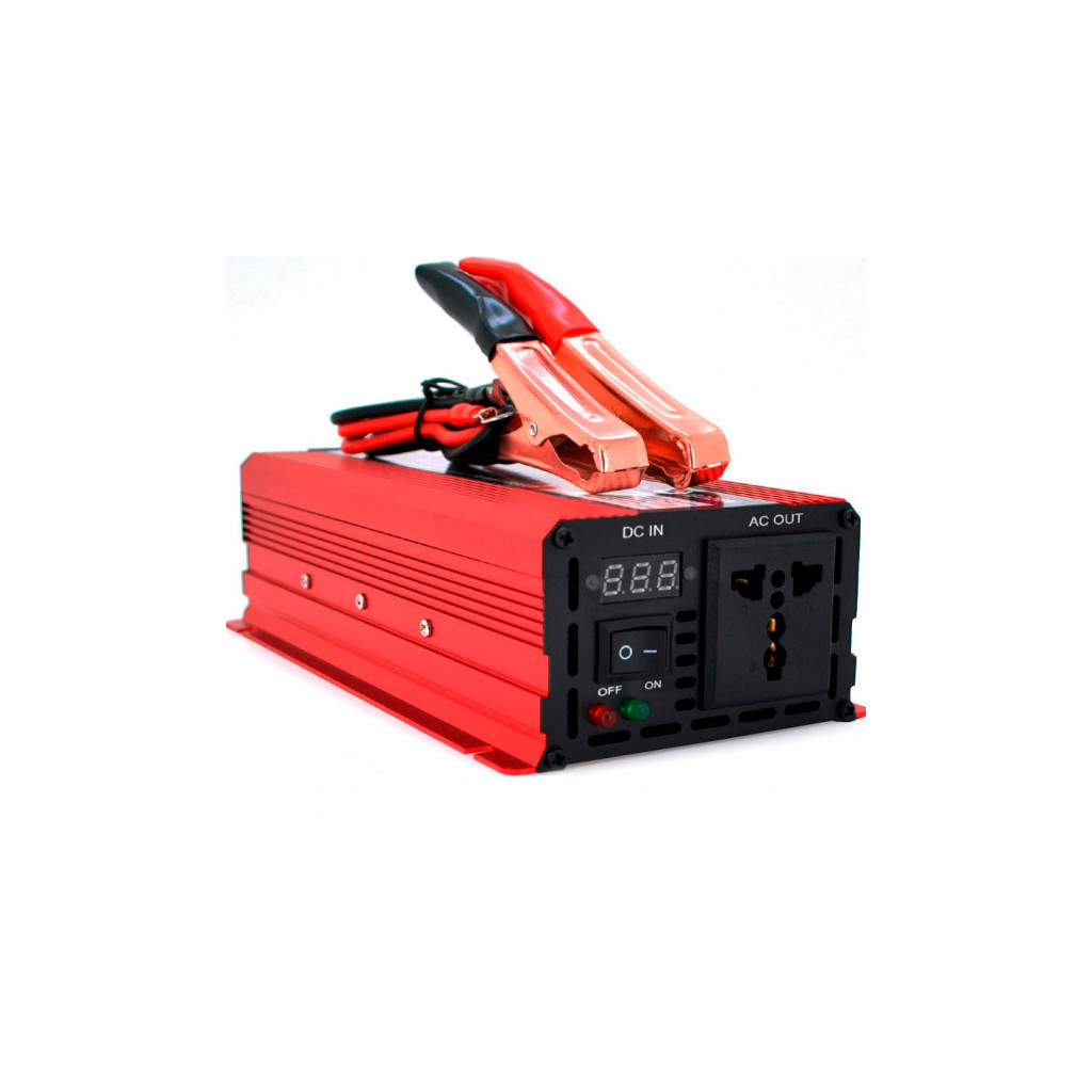 Автомобільний інвертор Choetech 12/220V 800Вт, чиста синусоїда (CJ-1600M) - зображення 1