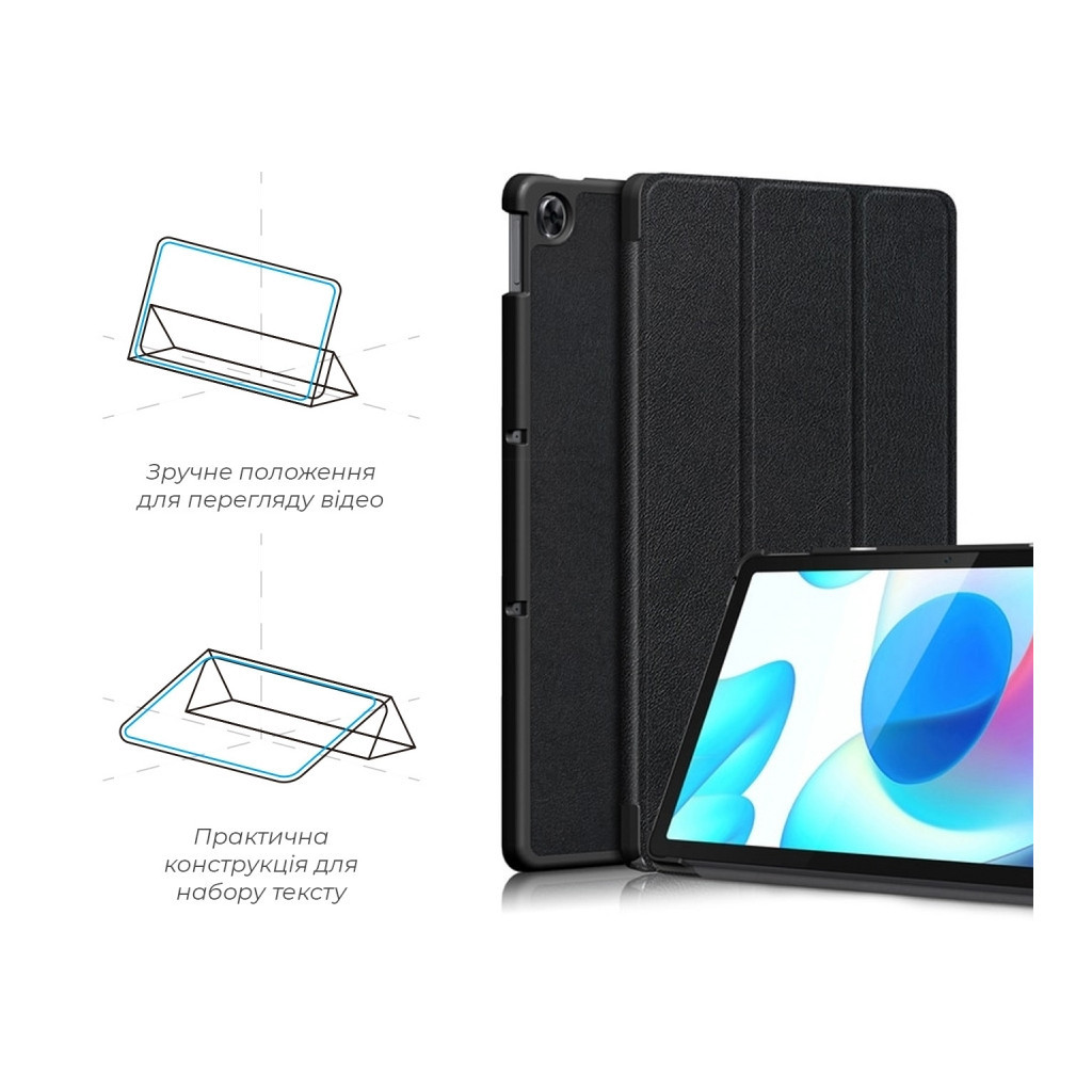 Чохол до планшета Armorstandart Smart Case Realme Pad 10.4 Black (ARM61512) - зображення 4