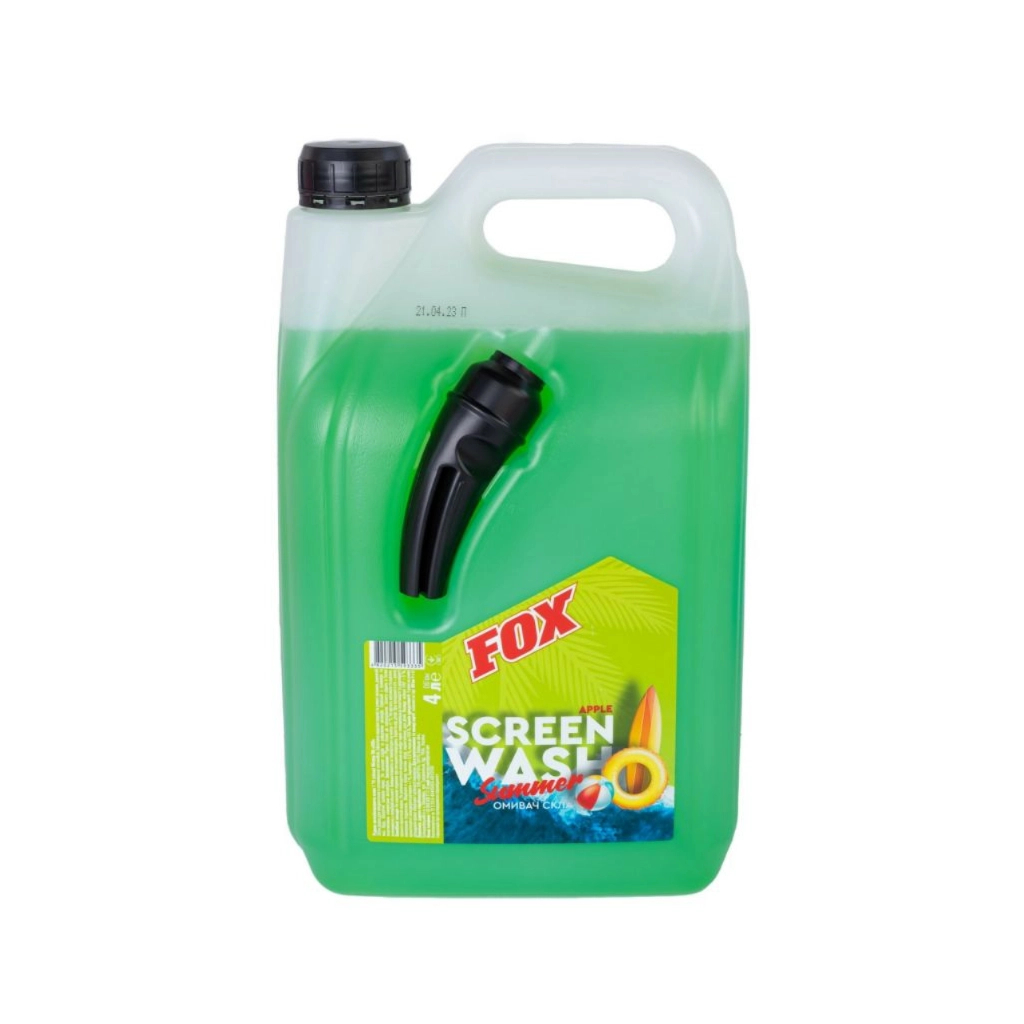 Омивач автомобільний Fox Яблуко з лійкою 4л - зображення 1