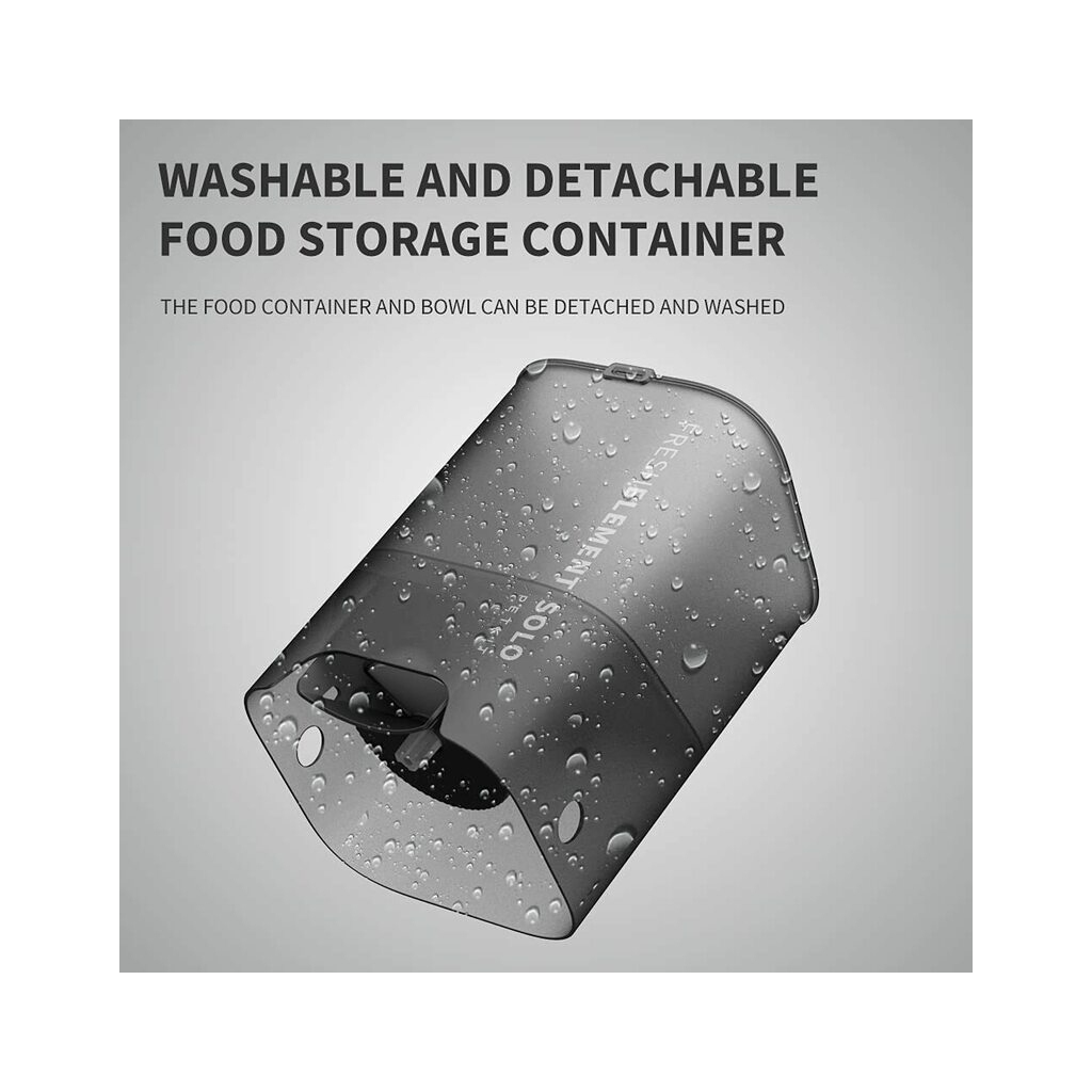 Універсальний посуд для тварин Petkit Fresh Element Solo Смарт-годівниця Dark Grey (P570) - изображение 8