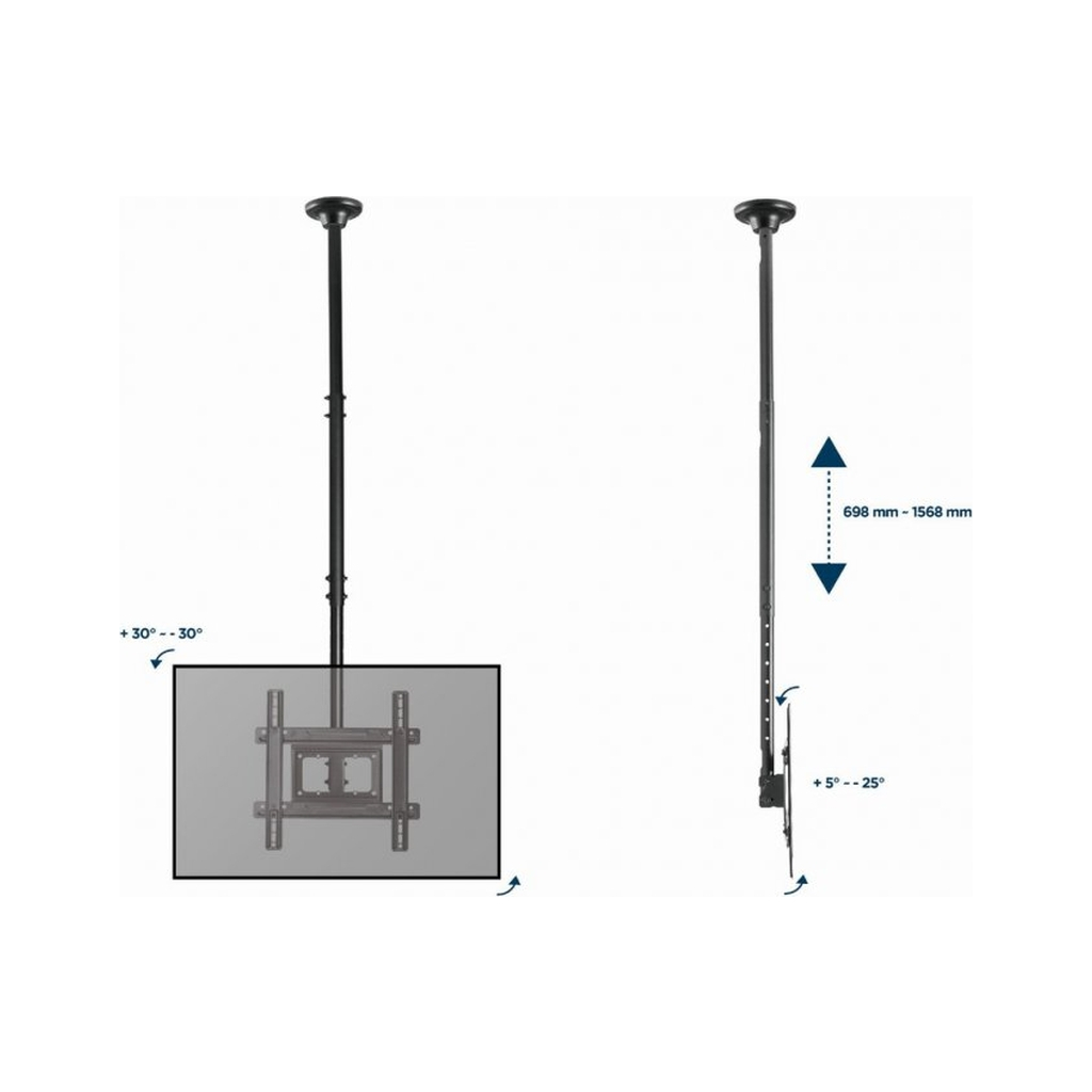Кронштейн Gembird CM-70ST-01 - зображення 8
