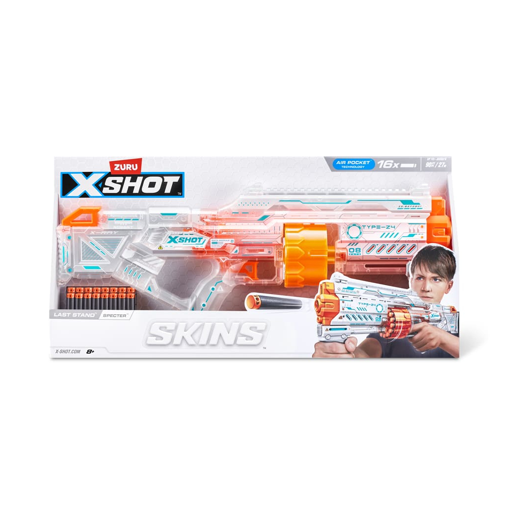 Іграшкова зброя Zuru Швидкострільний бластер X-Shot Skins Last Stand Specter (36518Q) - зображення 9