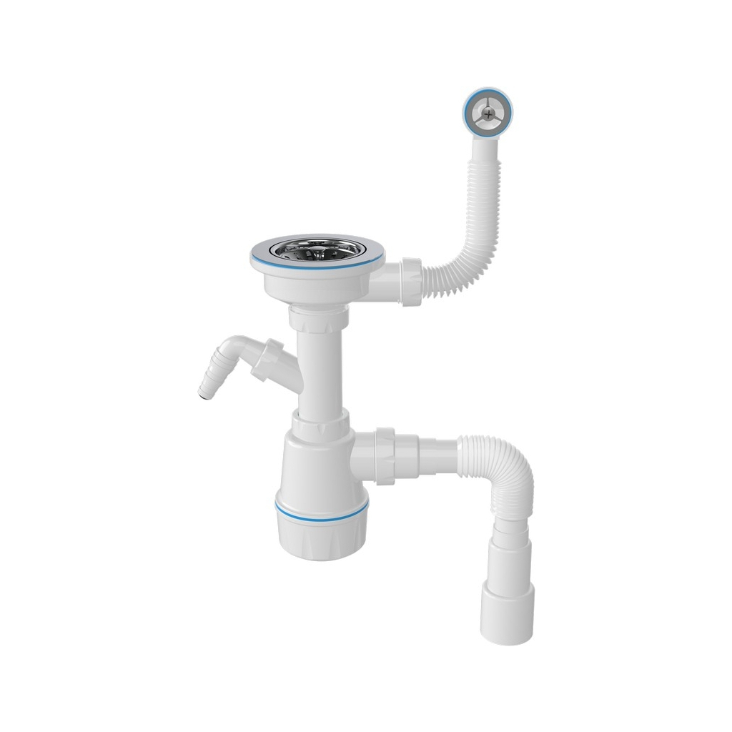 Мийка кухонна GRANADO Optimal Estella black (+ змішувач Badalona LUX inox + дозатор Redondo inox + коши (ksg0201) - зображення 10