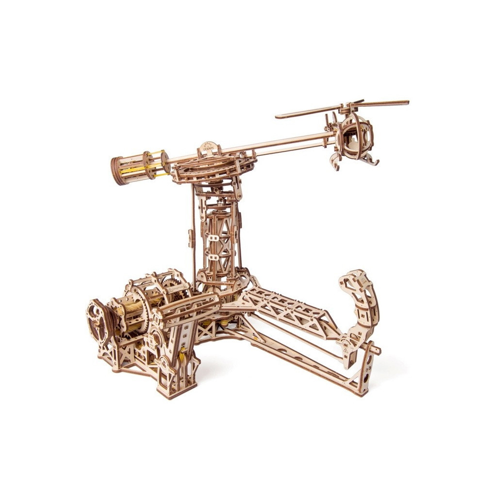Збірна модель Ugears механічний Авіатор (70053) - зображення 4