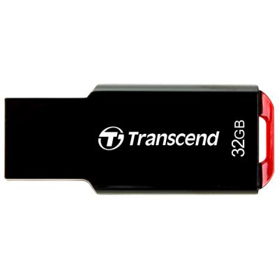USB флеш накопичувач Transcend 32GB JetFlash 310 Black USB 2.0 (TS32GJF310) - зображення 1