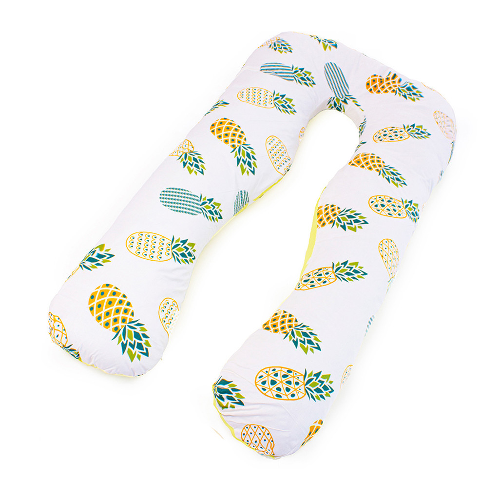 Подушка MirSon для вагітних та відпочинку Naturale Line Print №8008 U-подібна Salyut (2200006178262) - зображення 1